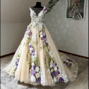 Beautiful Custom Wedding Dress by Inga Ezergale Design (Rose Collection) - NEW!